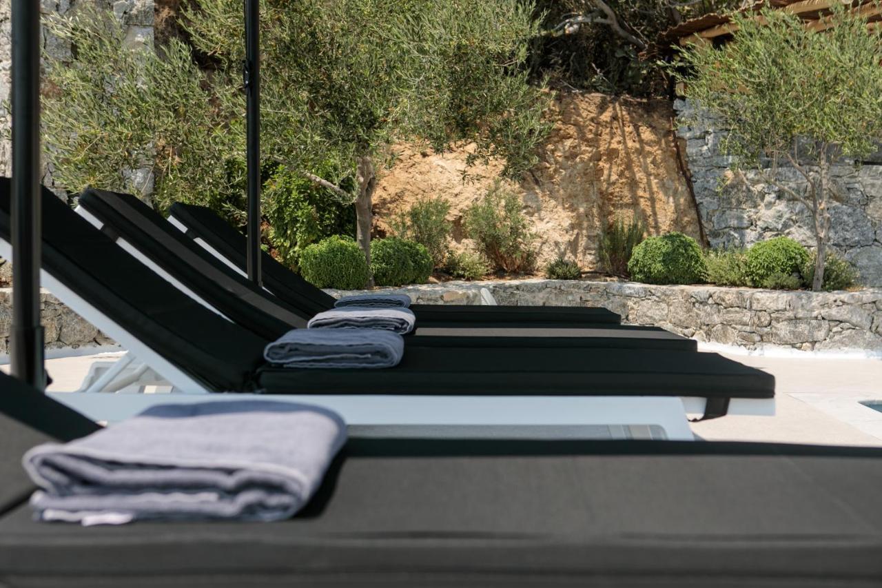 Wow Panoramic View Deluxe Villas Agkidia Exterior foto