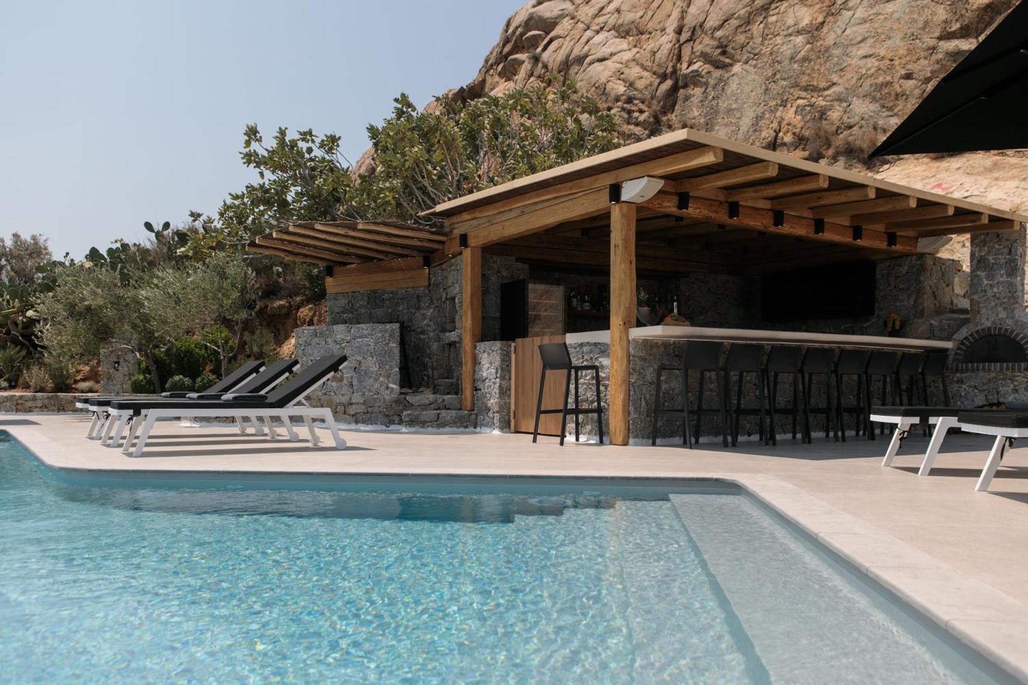 Wow Panoramic View Deluxe Villas Agkidia Zimmer foto